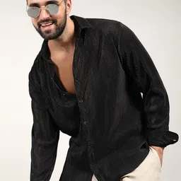 Campus Sutra Pleat-Creased Shirt-picture-22