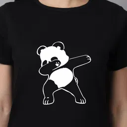 Friskers Black Slit Sleeves Pure Cotton Top image 2