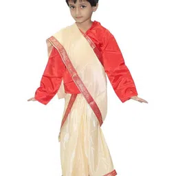 Kaku Fancy dresses Girls Indian Ethnic Saree Farmer Costume-picture-36