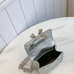 LULU & SKY Colourblocked PU Bucket Shoulder Bag image 3