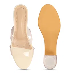 Ishransh Women PU Block Sandals image 3