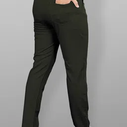 Moda Rapido Men Solid Tailored Trousers image 5