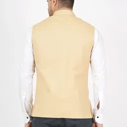 Badoliya & Sons Men Mandarin Collar Nehru Jacket image 5