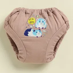 Unfab Infants Girls Pack Of 2 Assorted Printed Pure Cotton Basic Briefs CGGP004-02 image 2