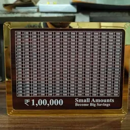 1 lakh premium saving wooden piggy bank for kids and adults Coin Bank-image-41
