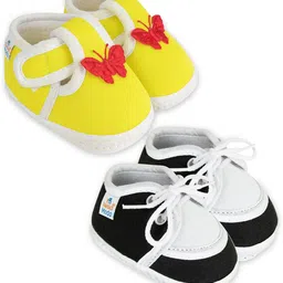 NESKA MODA Kids Pack of 2 Cotton Booties-picture-15