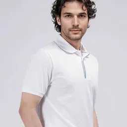 RARE RABBIT Men Polo Collar Extended Sleeves Pockets T-shirt image 5