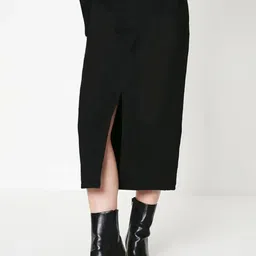 Tripursundari Fashion Straight Maxi Denim Skirt-image-73