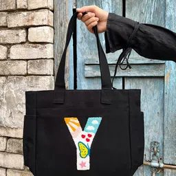 TSANTA Embellished Structured Tote Bag-picture-27