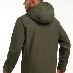 MOUNTMILLER Men Colourblocked Bomber Jacket image 3