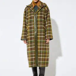 Koton Women Checked Overcoat-image-13