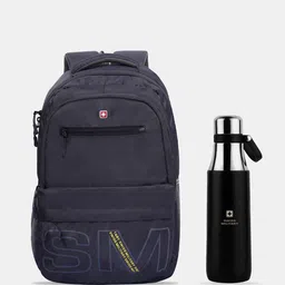 SWISS MILITARY Unisex Stylish Mandala Laptop Backpack And Flask Combo-picture-26
