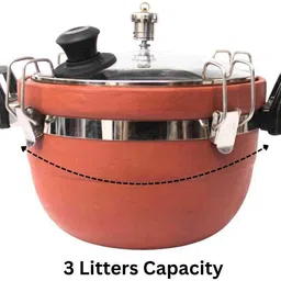 terra charms EcoCooker 3L 3 L Pressure Cooker image 2