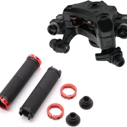Mechanical Brake Calipers for Disc Brake with Brake Pads Bicycle handle grip Bicycle Brake Disk-image-72