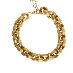 JOKER & WITCH Gold-Plated White Stone-Studded Sienna Gold Jewellery Set image 4