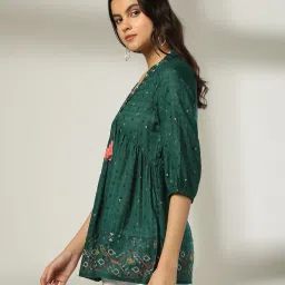 fusion Women Printed Relaxed Fit Top image 2