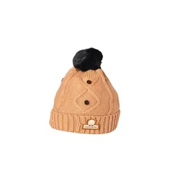 KID-O-WORLD Kids Self Design Woollen Beanie image 2