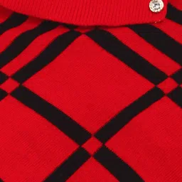 eWools Geometric Printed Woollen Poncho image 2