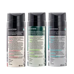 Wild Stone Men Pack of 3 Deodorant - 150 ml Each image 2