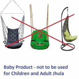 minikidz Baby Infant jhula Swing Cradle Stainless Steel Baby Cradle Spring hanging spring image 5