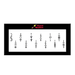 Comet Busters 12 Pcs Black Solid Bindi image 2