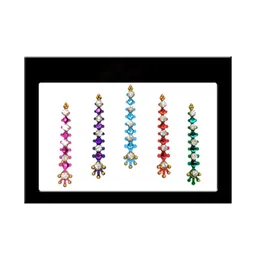 Comet Busters Blue & Red Shimmer Bindis image 3