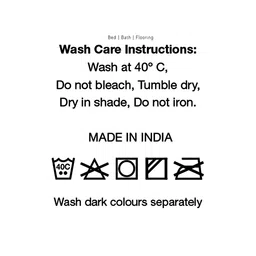 Sparrow world Blue Printed Chennille Carpet image 2