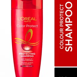 LOreal Paris Color Protect Shampoo 180ml & Casting Creme Gloss Hair Color-Medium Brown 500 image 2