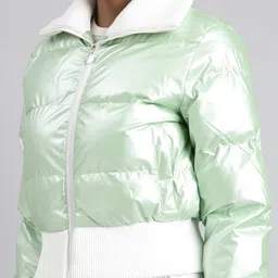 SHOWOFF Mock Collar Windcheater Puffer Jacket image 2