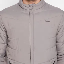 Camey Mock Collar Lightweight Bomber Jacket image 5