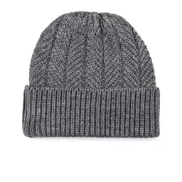Roadster Unisex Self Design Beanie image 2