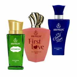 JOHN PHILLIPS Set of 3 Long-Lasting Eau De Perfume 60 ml Each - Attarful - First Love - My Sweet Love-picture-12