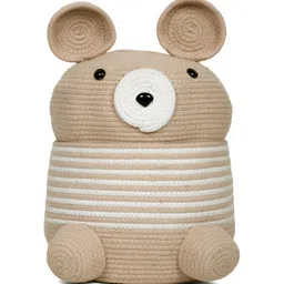 FABINALIV Beige Cotton Fabric Multi-Utility Organisers image 5