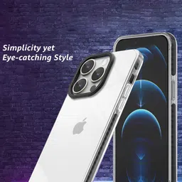 Karwan Solid Printed iPhone 13 Pro Max Back Case Mobile Accessories image 2