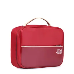HOUSE OF QUIRK Maroon Single Layer Cable Organizer Bag image 2