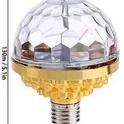 ENORMITY Yellow & White Textured Disco Ball image 5