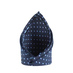 kavove KOVOVE The Intellect Dash Blue Abstract Design Pocket Square image 4