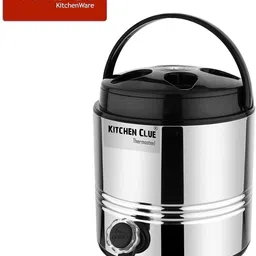 kitchen clue Stainless Steel Hot & Cold Water Jug For Office Kitchen Home 5 Liter Bottom Loading Water Dispenser image 3