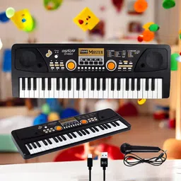 just97 49-Keys Musical Piano with Mic for Kids Analog Portable Keyboard For Kids_A10-picture-19