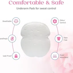 sn mart Sweat Under Arm Pads for Men | Prevent Stains & Absorb | Skin Friendly (10 Pack) Sweat Pads image 3