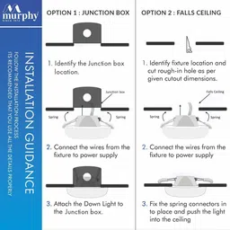 murphy 2-in-1 7W+7W Double Color LED Deep (Cool White+Multi Color, Pack of 4) Ceiling Light Ceiling Lamp image 3