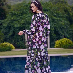 athena Floral Print Women Multicolor Swimsuit image 2