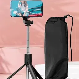SOJUBA Wireless Remote Selfie Stick Stand Holder With attached Beauty Fill Light+ Bag Tripod, Tripod Kit, Tripod Clamp, Monopod, Monopod Kit-picture-47
