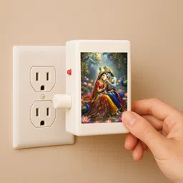 chandchoice Radhe Krishna 7-in-1 LED Mantra Chanting Box with Adjustable Volume & Bell Tones Prayer Kit-picture-42