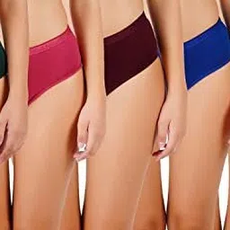 ramraj cotton Pack of 6 Women Hipster Multicolor Panty-picture-15