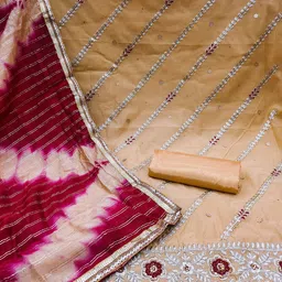 Maroosh Embroidered Unstitched Dress Material image 2