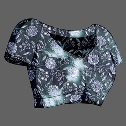 A.V.M Prints Tie and Dye Dyed Maheshwari Saree image 2