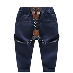 JC SPARKLE Boys Checked Long Sleeves Shirt With Trouser & Suspenders image 4