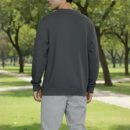 Moda Rapido Men Printed Round Neck Regular Casual Fit long sleeve Pullover Sweatshirts image 4