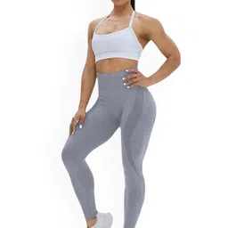 Alexvyan Slim-Fit Breathable Anti-Skid Gym Wear Tights image 2